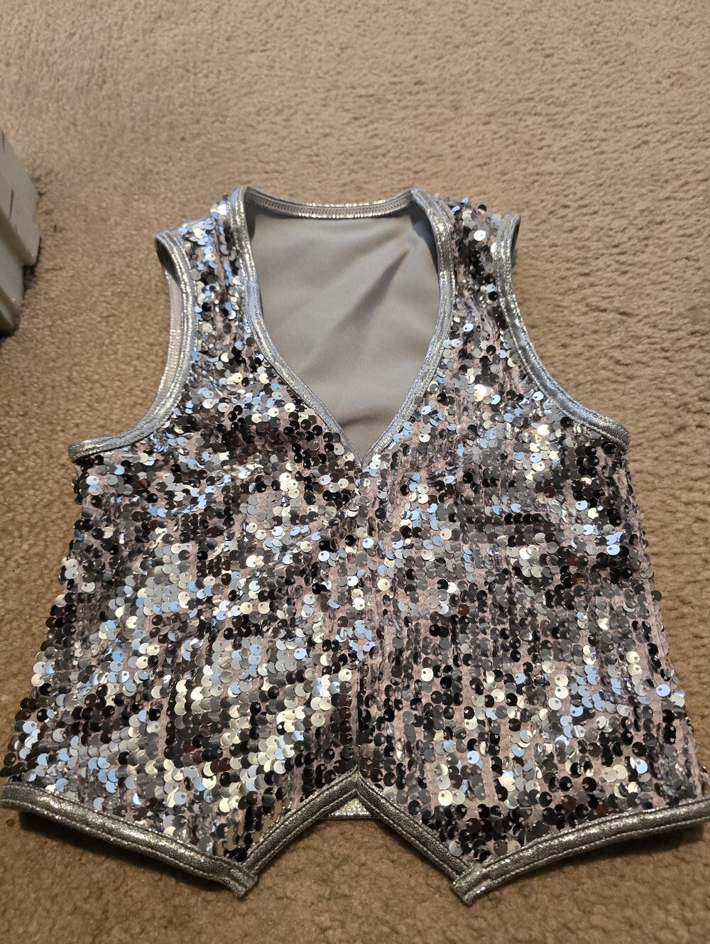 Dance Costume Sequin Vest